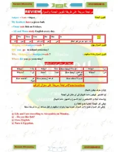 مذكرة Connect 6 للصف السادس الابتدائي ترم اول
