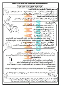 مذكرة علوم للصف الرابع الابتدائي الترم الأول