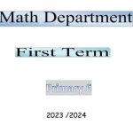 مذكرة ماث للصف السادس الابتدائي ترم اول 2024 PDF