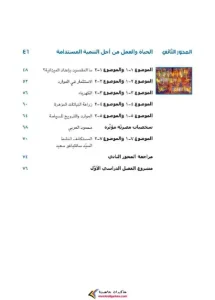 كتاب المهارات المهنية للصف السادس الابتدائي ترم أول